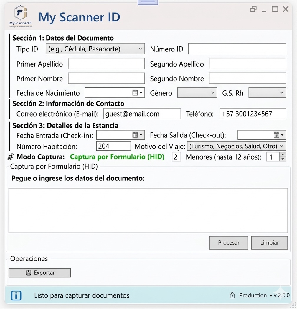 Aplicación para Hoteles - Check-in de huéspedes